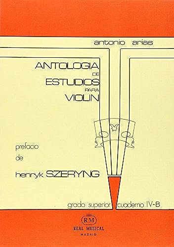 Antología de Estudios para Violín Volumen 4b, Grado Superior. Partitions pour Violon